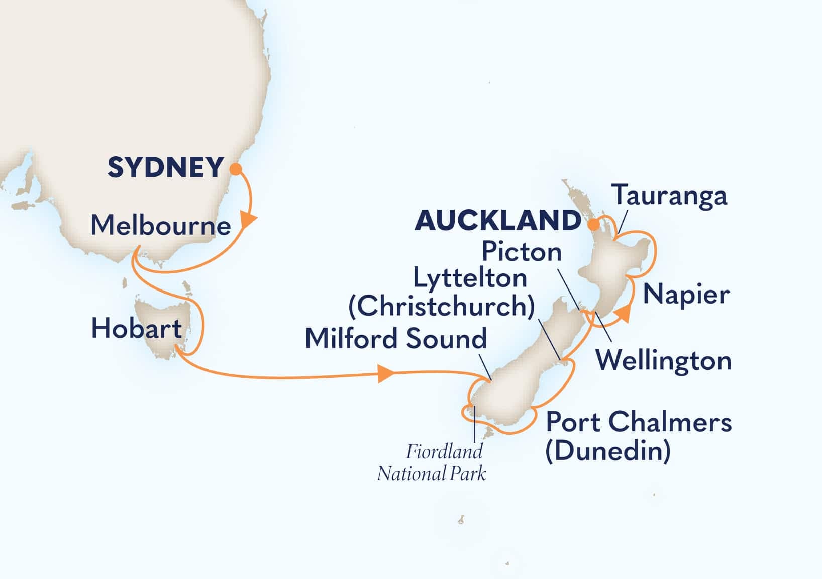 14 nights Australian cruise on Noordam
from ๐ฆ๐บ Sydney to ๐ณ๐ฟ Auckland