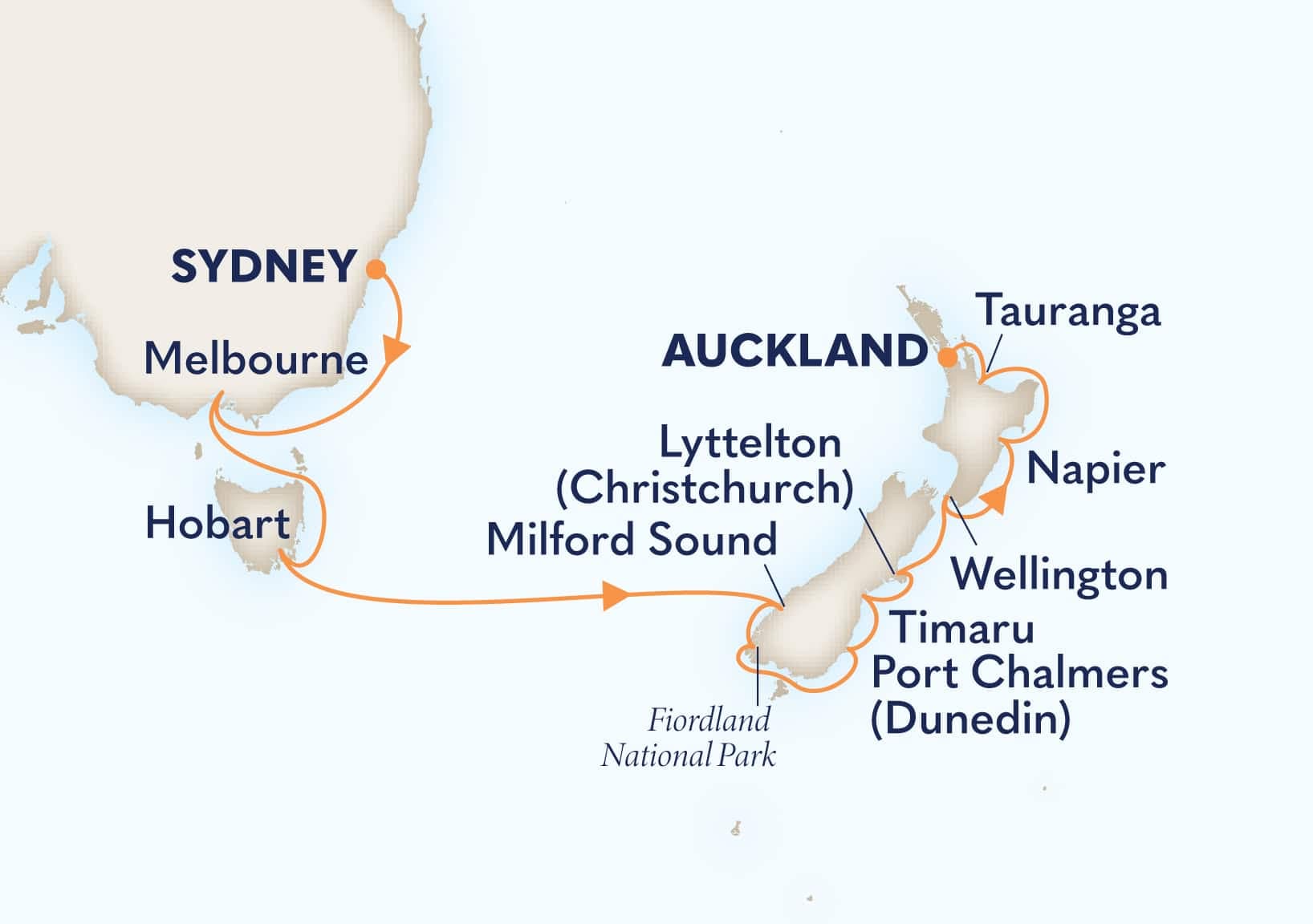 14 nights Australian cruise on Noordam
from ๐ฆ๐บ Sydney to ๐ณ๐ฟ Auckland