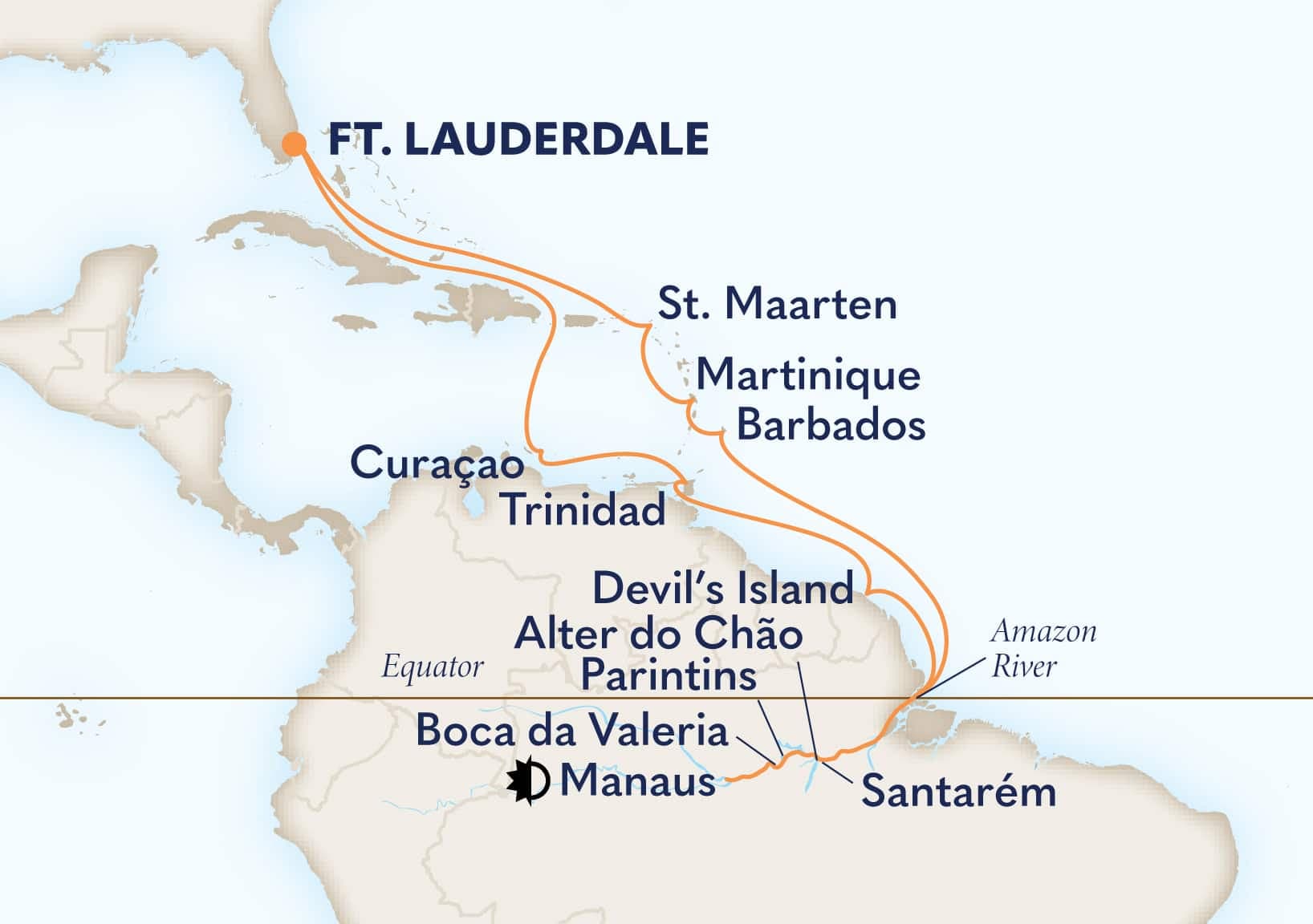 27 nights South American cruise on Volendam
from ๐บ๐ธ Fort Lauderdale