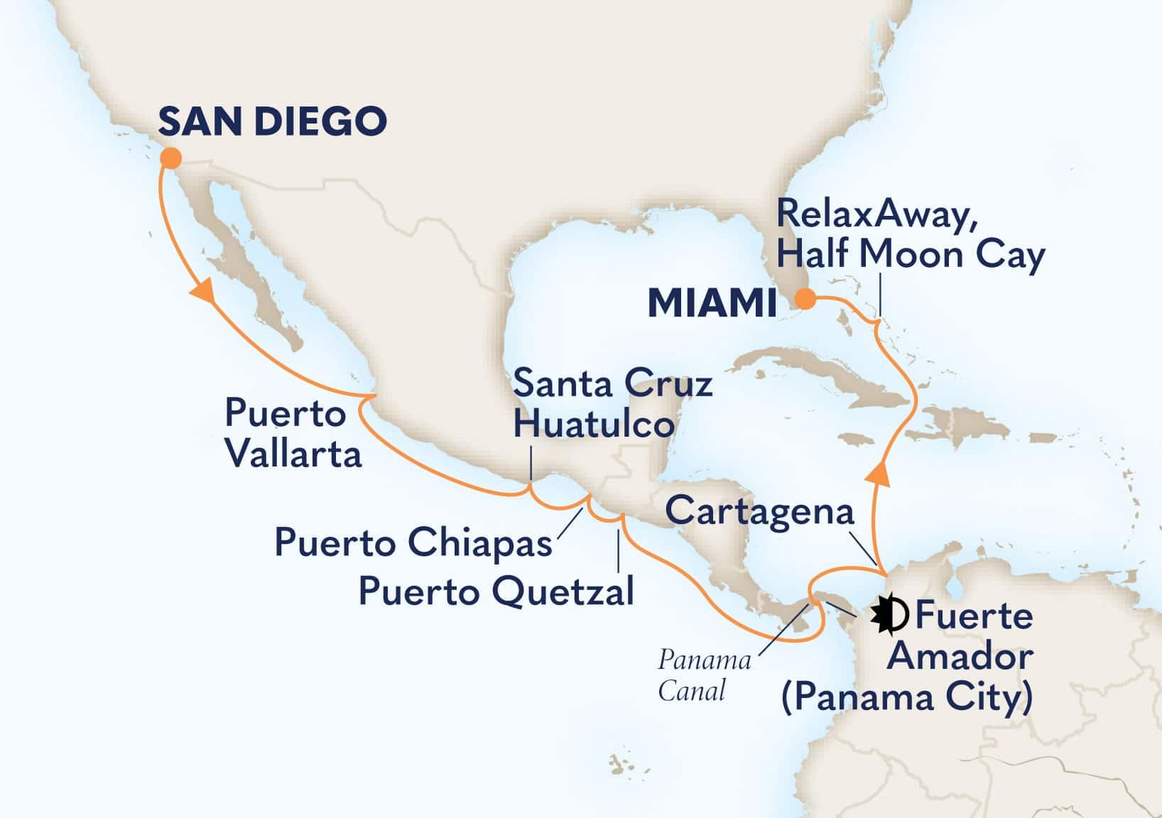 15 nights Panama canal cruise on Zuiderdam
from ๐บ๐ธ San Diego to ๐บ๐ธ Miami