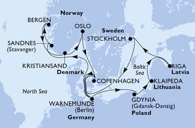 14 nights North European cruise on MSC Magnifica
from 🇩🇰 Copenhagen