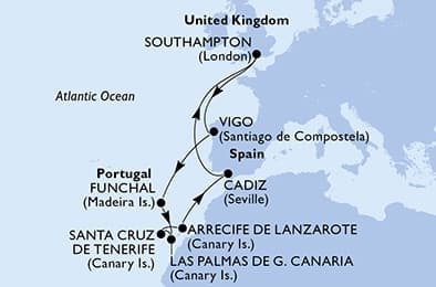 12 nights North European cruise on MSC Virtuosa
from 🇬🇧 Southampton
