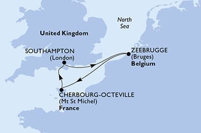 3 nights North European cruise on MSC Virtuosa
from 🇬🇧 Southampton