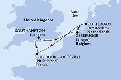 5 nights North European cruise on MSC Virtuosa
from 🇬🇧 Southampton