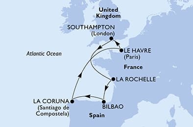 7 nights North European cruise on MSC Virtuosa
from 🇬🇧 Southampton