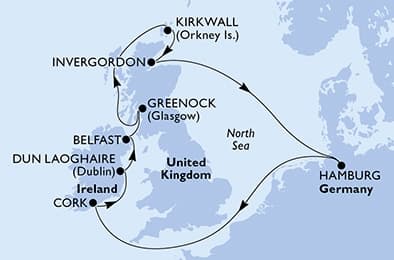 10 nights North European cruise on MSC Preziosa
from 🇩🇪 Hamburg