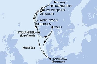 11 nights North European cruise on MSC Preziosa
from 🇩🇪 Hamburg