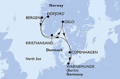 7 nights North European cruise on MSC Magnifica
from 🇩🇰 Copenhagen
