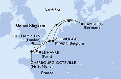 7 nights North European cruise on MSC Preziosa
from 🇩🇪 Hamburg