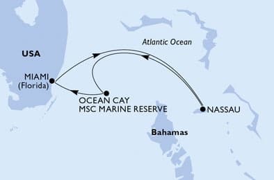4 nights Caribbean cruise on MSC Seaside
from 🇺🇸 Miami