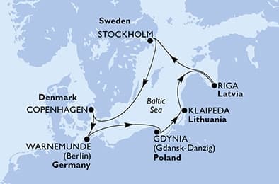 7 nights North European cruise on MSC Magnifica
from 🇩🇰 Copenhagen