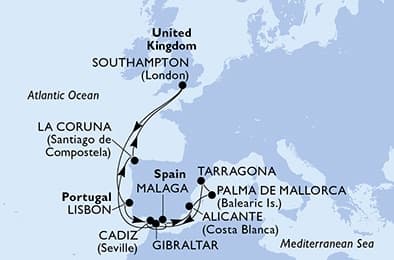 14 nights North European cruise on MSC Virtuosa
from 🇬🇧 Southampton