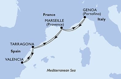 6 nights Mediterranean cruise on MSC Orchestra
from 🇮🇹 Genoa