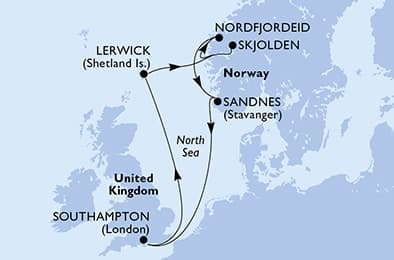 7 nights North European cruise on MSC Meraviglia
from 🇬🇧 Southampton