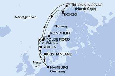 12 nights North European cruise on MSC Preziosa
from 🇩🇪 Hamburg