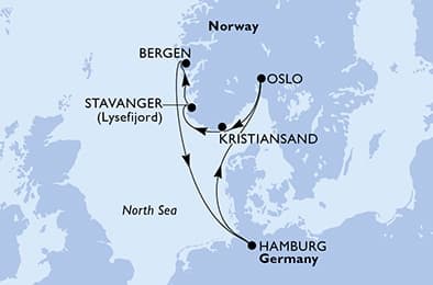 7 nights North European cruise on MSC Preziosa
from 🇩🇪 Hamburg