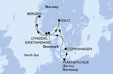 7 nights North European cruise on MSC Magnifica
from 🇩🇰 Copenhagen