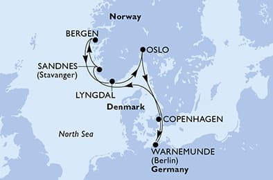 7 nights North European cruise on MSC Magnifica
from 🇩🇰 Copenhagen