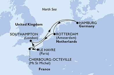 7 nights North European cruise on MSC Preziosa
from 🇬🇧 Southampton