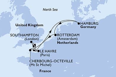 8 nights North European cruise on MSC Preziosa
from 🇬🇧 Southampton
