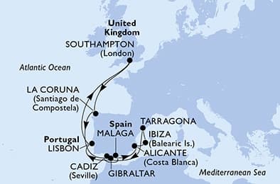 14 nights North European cruise on MSC Virtuosa
from 🇬🇧 Southampton