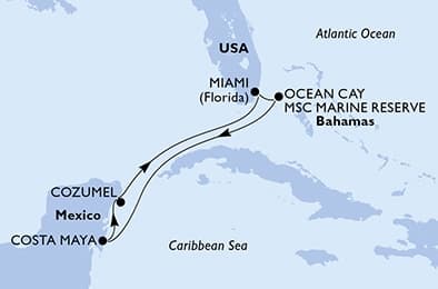 6 nights Caribbean cruise on MSC World America
from 🇺🇸 Miami