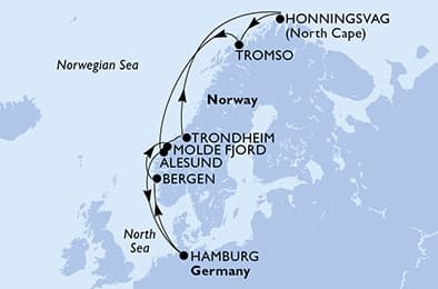 11 nights North European cruise on MSC Preziosa
from 🇩🇪 Hamburg