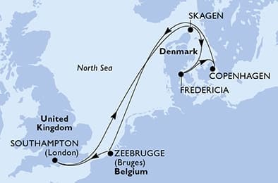 7 nights North European cruise on MSC Meraviglia
from 🇬🇧 Southampton