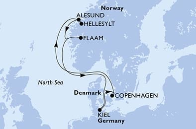 7 nights North European cruise on MSC Euribia
from 🇩🇰 Copenhagen