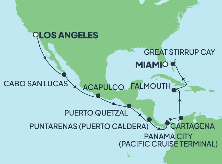 17 nights Mexican cruise on Norwegian Bliss
from ๐บ๐ธ Los Angeles to ๐บ๐ธ Miami