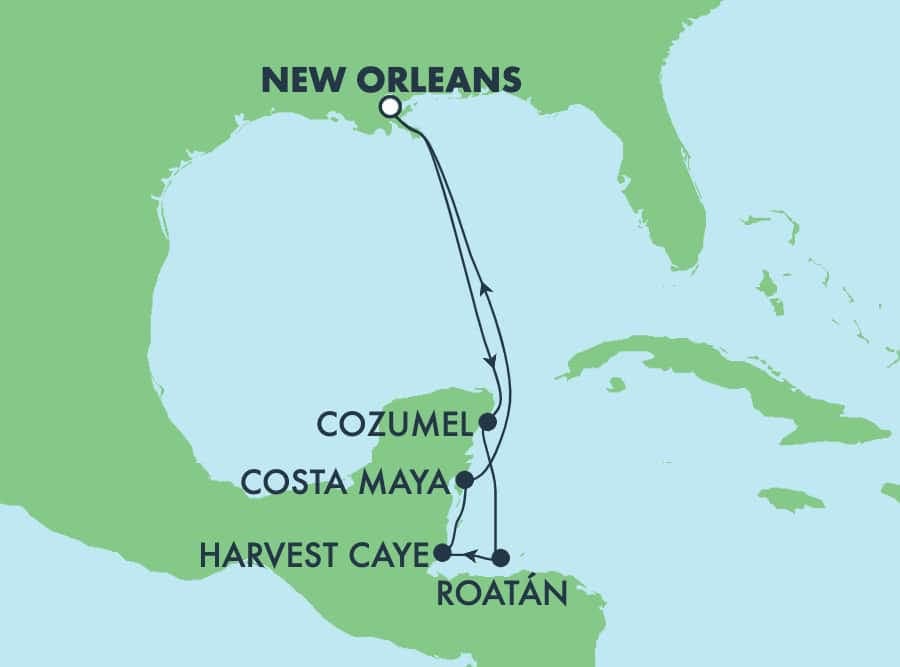 7 nights Caribbean cruise on Norwegian Breakaway
from ๐บ๐ธ New Orleans