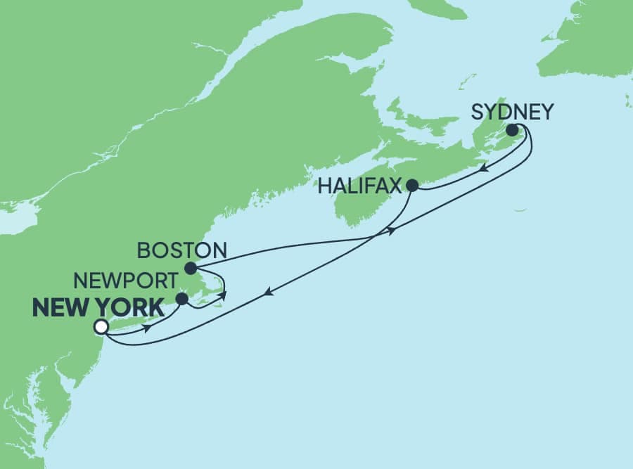 7 nights North East American cruise on Norwegian Escape
from ๐บ๐ธ New York