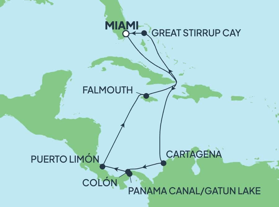 10 nights Panama canal cruise on Norwegian Gem
from 🇺🇸 Miami
