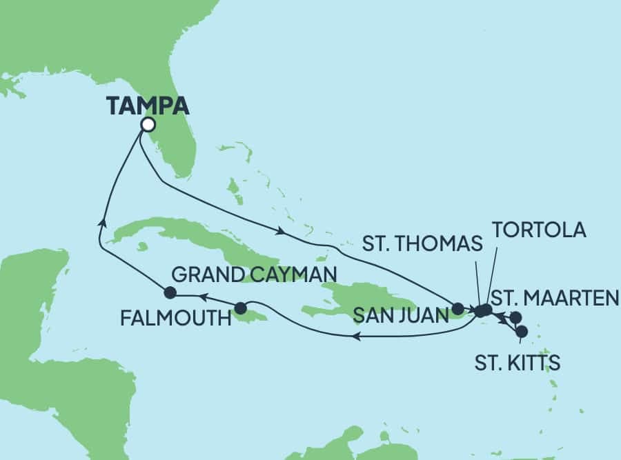 12 nights Transatlantic cruise on Norwegian Gem
from ๐บ๐ธ Tampa