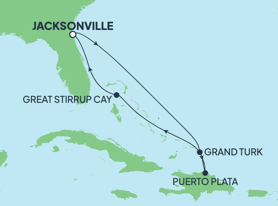 7 nights Caribbean cruise on Norwegian Gem
from ๐บ๐ธ Jacksonville