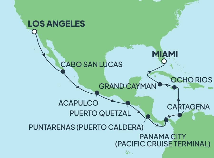 17 nights Mexican cruise on Norwegian Joy
from ๐บ๐ธ Los Angeles to ๐บ๐ธ Miami