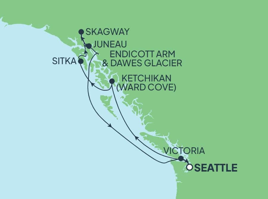 9 nights Alaskan cruise on Norwegian Joy
from ๐บ๐ธ Seattle