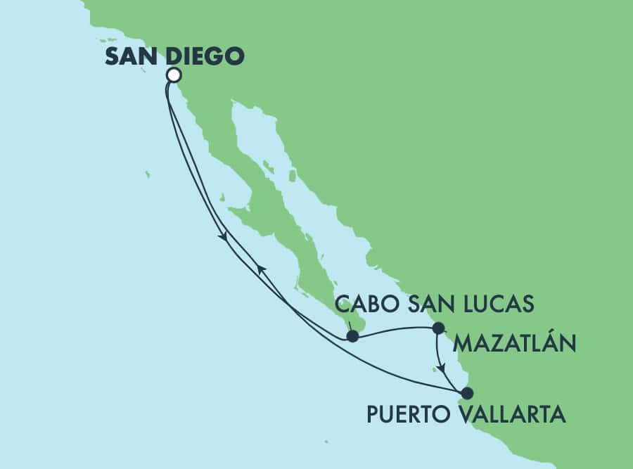 7 nights Mexican cruise on Norwegian Star
from 🇺🇸 San Diego