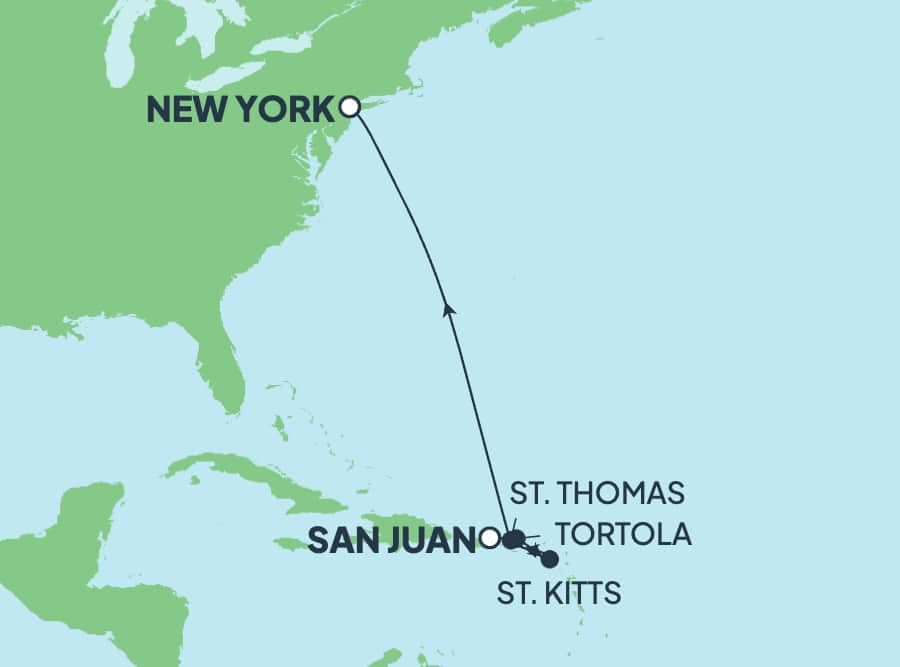 7 nights Caribbean cruise on Norwegian Prima
from ๐ต๐ท San Juan to ๐บ๐ธ New York