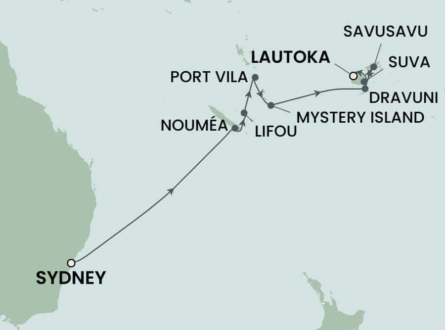11 nights Australian cruise on Norwegian Spirit
from ๐ฆ๐บ Sydney to ๐ซ๐ฏ Lautoka
