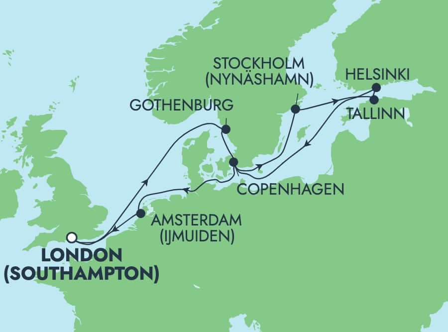 12 nights North European cruise on Norwegian Star
from ๐ฌ๐ง Southampton