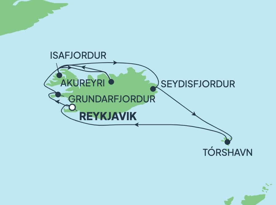 7 nights North European cruise on Norwegian Star
from ๐ฎ๐ธ Reykjavik